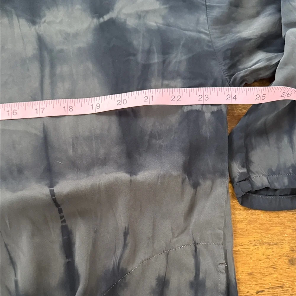 J. Jill Navy Tie-Dye Blouse - Picture 5 of 8